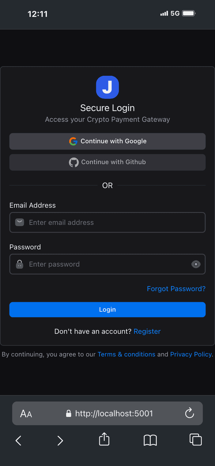 JamsrPay – Advanced Multi-Crypto Payment Gateway  for Seamless Payments