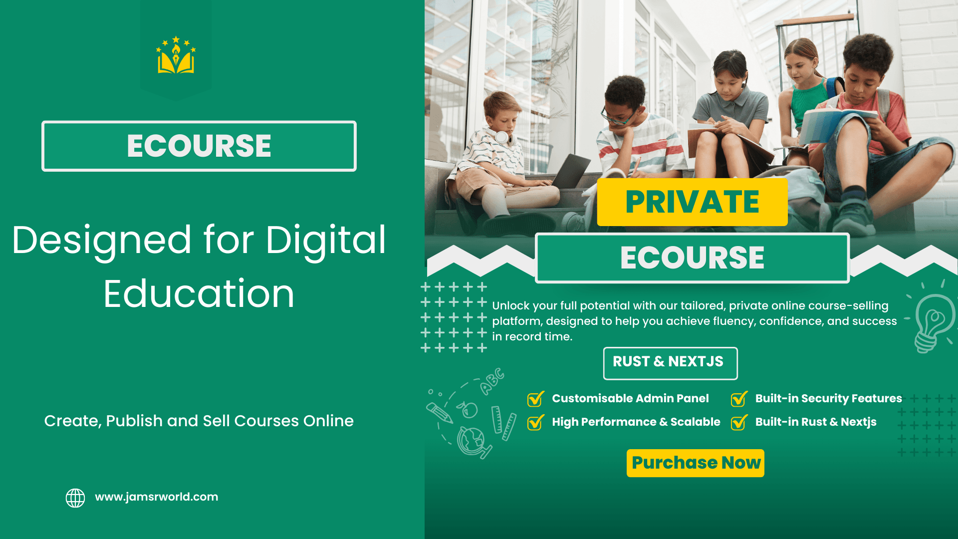 Course Selling Website Source Code | Course selling website source code in rust