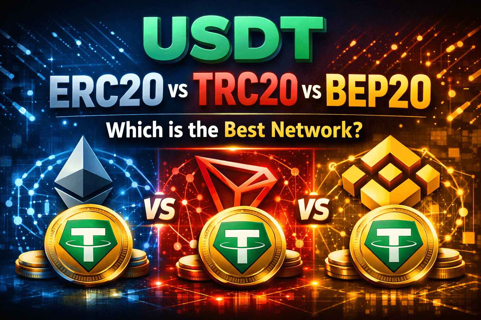 USDT ERC20 vs TRC20 vs BEP20: A Complete Comparison Guide USDT ERC20 vs TRC20 vs BEP20: A Complete Comparison Guide