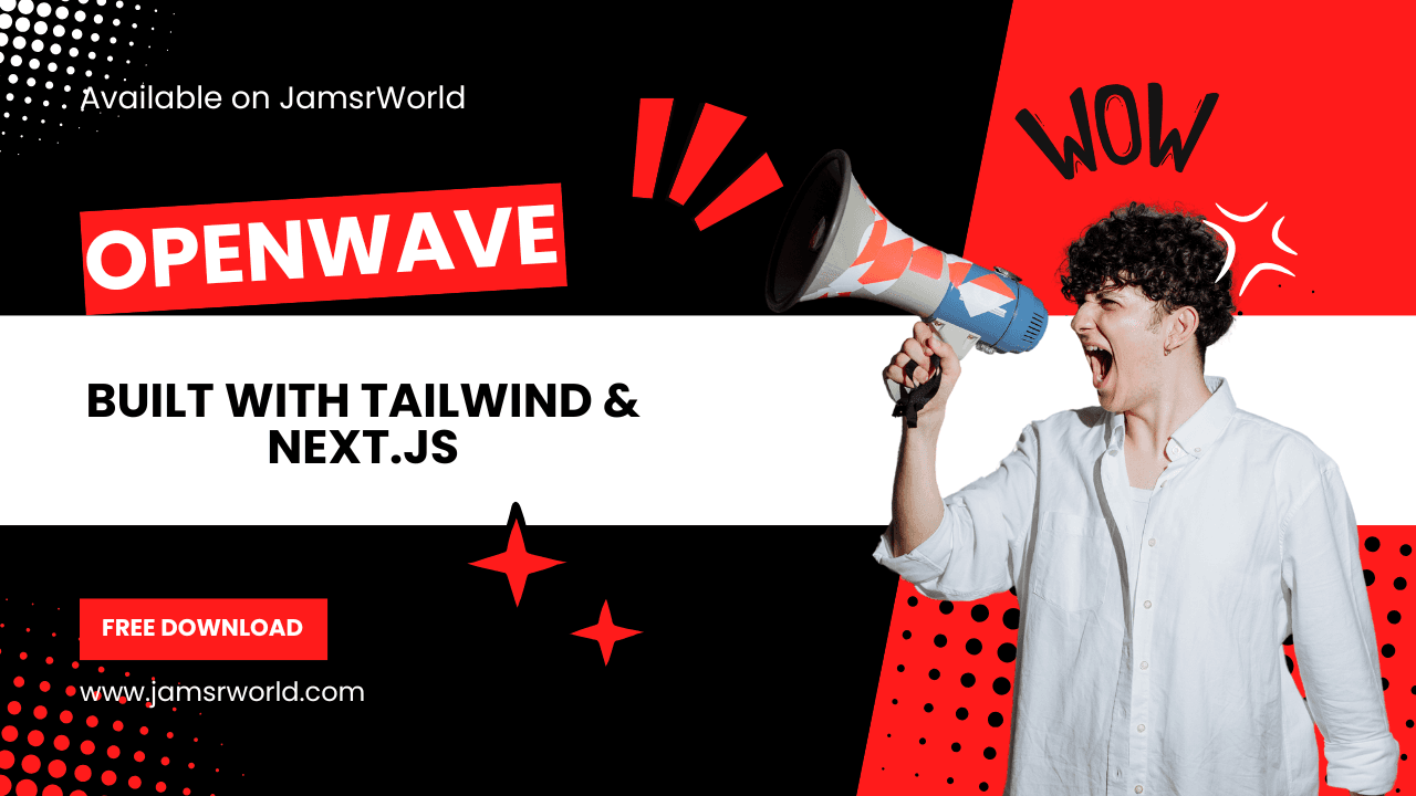 Openwave – Free Theme Built with Tailwind & Next.js Openwave – Free Theme Built with Tailwind & Next.js